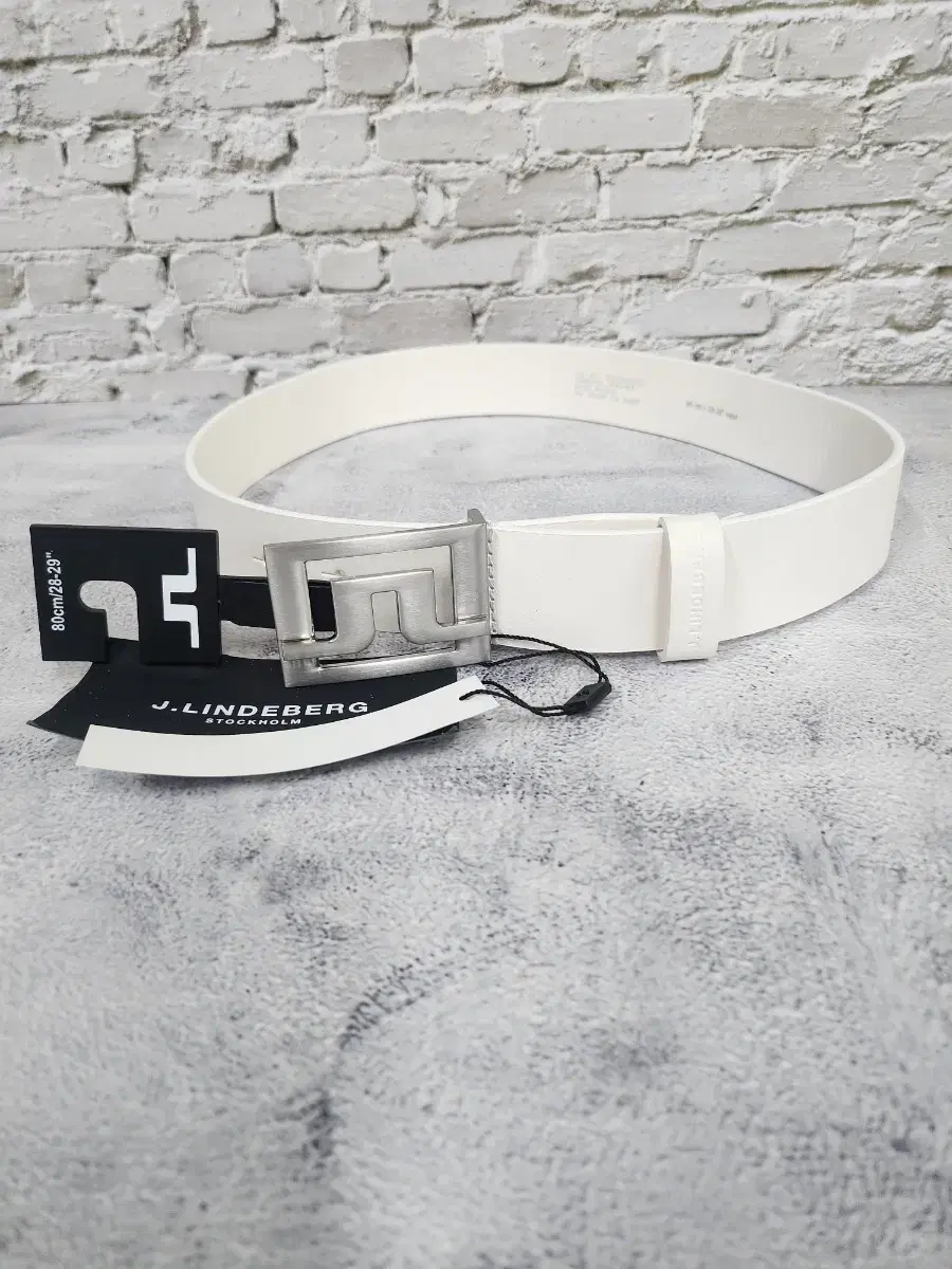 本物のジェイ・リンドバーグ、新品のメンズゴルフレザーベルト